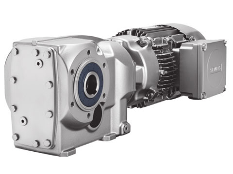 伞齿轮 - 斜齿轮式减速电机 K